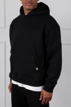 Oversized Boxy Hoodie - Black(Oversized Boxy Hoodie Black)
