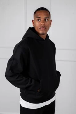 Oversized Boxy Hoodie - Black(Oversized Boxy Hoodie Black) -Jk Attire DSC00480