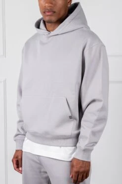 Oversized Boxy Hoodie - Grey(Oversized Boxy Hoodie Grey)