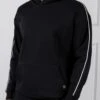 Piping Detail Hoodie - Black(Piping Detail Relaxed Fit Hoodie Black)