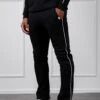 Piping Detail Straight Leg Jogger - Black(Piping Detail Straight Leg Jogger Black)