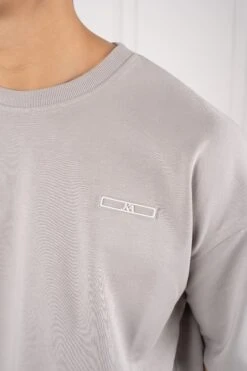 Day To Day Oversized Twin Set - Light Grey(New Day To Day Oversized Twin Set Light Grey 1) -Jk Attire DSC01067