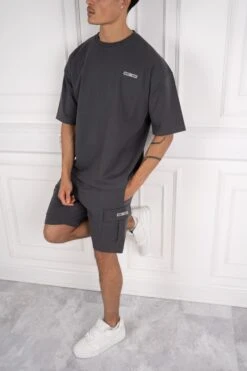 Day To Day Oversized Twin Set - Charcoal(New Day To Day Oversized Twin Set Charcoal) -Jk Attire DSC01079