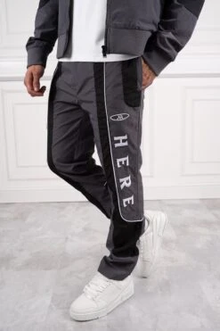 Gang V2 Shell Full Tracksuit - Charcoal/Black(New Winter Collection Gang V2 Shell Tracksuit Charcoal) -Jk Attire DSC01132