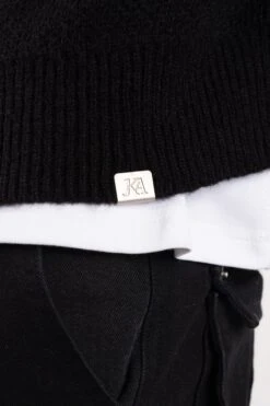 Relaxed Knitted Polo - Black(New Relaxed Knitted Polo Black) -Jk Attire DSC01410