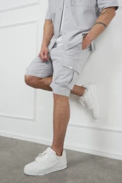 Ripstop CargoShorts - Light Grey(Msh14 2434 Lg)