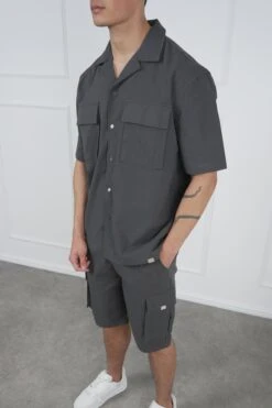 Ripstop Cargo Shorts - Charcoal(Msh14 2434 Ch) -Jk Attire DSC01992 74ea76fb f5c2 4064 a116 a53ca939ad14