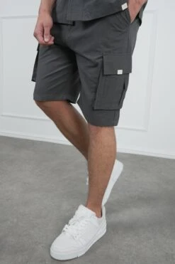 Ripstop Cargo Shorts - Charcoal(Msh14 2434 Ch)