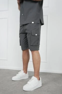 Ripstop Cargo Shorts - Charcoal(Msh14 2434 Ch) -Jk Attire DSC02044 b781cc6e 07d3 4067 95f6 7882b41cec25