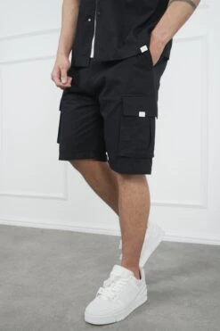 Ripstop Cargo Shorts - Black(Msh14 2426 Bk 1)