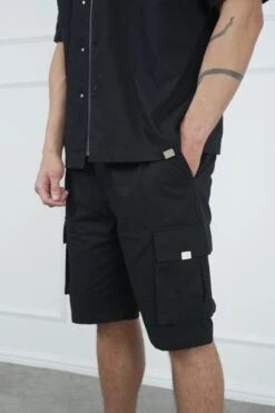 Ripstop Cargo Shorts - Black(Msh14 2426 Bk 1) -Jk Attire DSC02081 0ddb7759 ae04 468f 9a9f 5589c4e1a0a9
