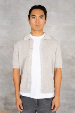 Relaxed Crochet Shirt - Grey(Mst14 2421 Lg) 8 Relaxed Crochet Shirt - Grey(Mst14 2421 Lg) -Jk Attire DSC02569