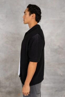 Relaxed Crochet Shirt - Black(Mst14 2421 Bk) -Jk Attire DSC02573 c1a5f091 3c28 4139 b18a e9272d8f293b