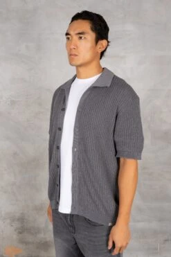 Relaxed Crochet Shirt - Charcoal(Mst14 2421 Ch) -Jk Attire DSC02577 d81b2dad 8366 4e91 a2aa 76af862ec673