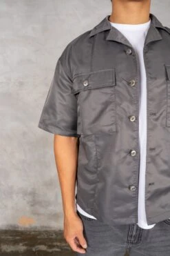 Boxy Nylon Oversized Shirt - Charcoal(Mst14 2446 Ch) 13 Boxy Nylon Oversized Shirt - Charcoal(Mst14 2446 Ch) -Jk Attire DSC02629 d05ac533 8511 4d2f 9f13 373ec9292511