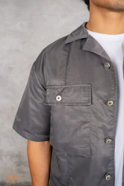 Boxy Nylon Oversized Shirt - Charcoal(Mst14 2446 Ch) 11 Boxy Nylon Oversized Shirt - Charcoal(Mst14 2446 Ch) -Jk Attire DSC02630 6b22e5c5 d25c 40c2 a065 cd076d4ecca5