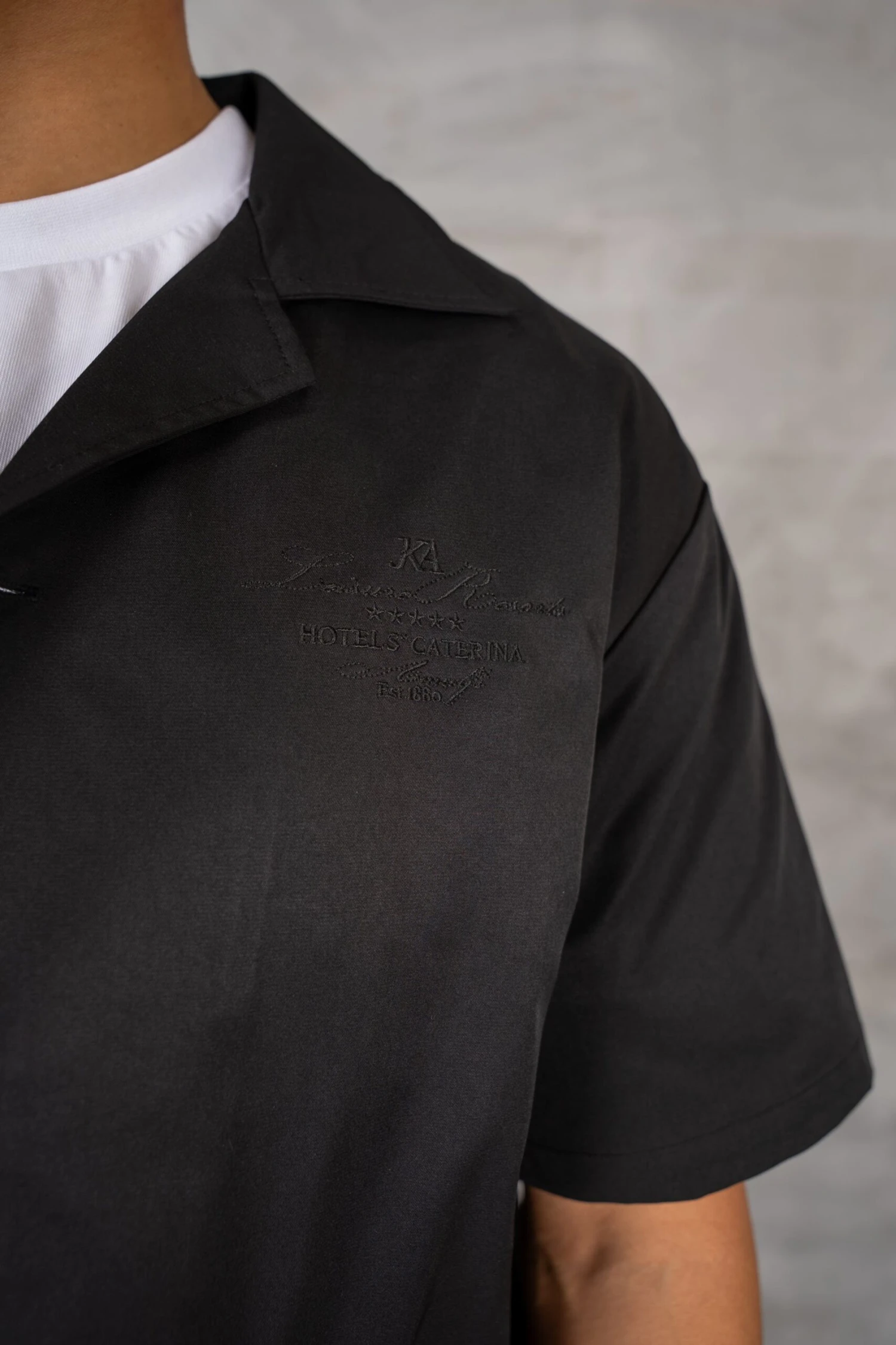 Caterina Resort Shirt - Black(Mst14 2444 Bk) 3 Caterina Resort Shirt - Black(Mst14 2444 Bk) - Image 3