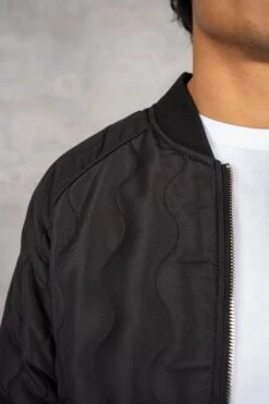 Quilted Ripstop Bomber Jacket - Black(New Quilted Ripstop Bomber Jacket Black) -Jk Attire DSC02704 8dfa831f d60c 4e91 9d13 5f5684c237f4