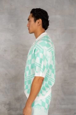 Boxy Checked Knitted Shirt - Mint(Boxy Checked Knitted Shirt Mint) 12 Boxy Checked Knitted Shirt - Mint(Boxy Checked Knitted Shirt Mint) -Jk Attire DSC02749 e15792bb 8342 40a3 bbf0 b226acffa2e6