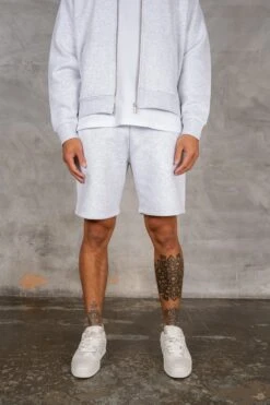 Oversized Boxy Zip Through Hoodie - Grey(Oversized Boxy Zip Through Hoodie Grey) -Jk Attire DSC02776