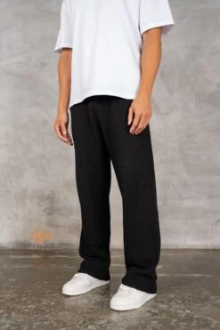 Relaxed Crochet Jogger - Black(Mpt14 2422 Bk)