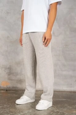 Relaxed Crochet Jogger - Grey(Mpt14 2422 St Copy)
