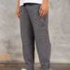Relaxed Crochet Jogger - Charcoal(Mpt14 2422 Ch)