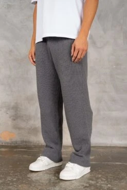 Relaxed Crochet Jogger - Charcoal(Mpt14 2422 Ch)