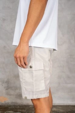 Nylon Cargo Shorts - Light Grey(Msh14 2447 Lg) -Jk Attire DSC02856