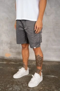 Nylon Cargo Shorts - Charcoal(Msh14 2447 Ch) -Jk Attire DSC02861 d89257be d733 4c65 8fa9 9095f1d07769