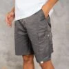 Nylon Cargo Shorts - Charcoal(Msh14 2447 Ch)