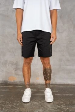 Caterina Resort Side Popper Shorts - Black(Msh14 2445 Bk) -Jk Attire DSC02884