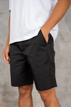 Caterina Resort Side Popper Shorts - Black(Msh14 2445 Bk)