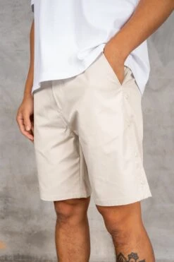 Caterina Resort Side Popper Shorts - Stone(Msh14 2445 St)