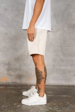 Caterina Resort Side Popper Shorts - Stone(Msh14 2445 St) -Jk Attire DSC02891