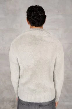 Open Neck Mohair Polo Pullover - Grey(Open Neck Mohair Polo Pullover Grey) -Jk Attire DSC02899 c071bbab 42d5 4561 ba4b d583cd826d9a