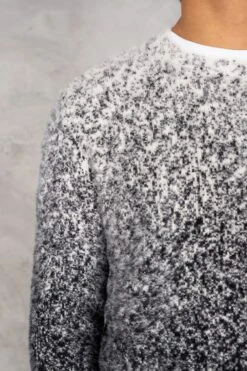 Gradient Fade Mohair Sweatshirt - Black(New Gradient Fade Mohair Sweatshirt Black) -Jk Attire DSC02904 560f7f3b 1797 4d53 8af2 31ae5f013075