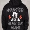 Dead Or Alive Puff Print Hoodie - Black(Dead Or Alive Puff Print Hoodie Black)