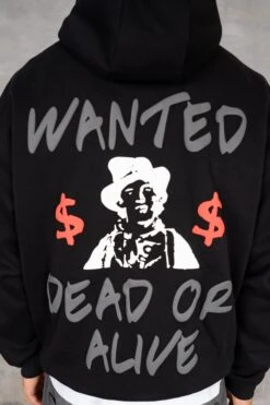 Dead Or Alive Puff Print Hoodie - Black(Dead Or Alive Puff Print Hoodie Black) -Jk Attire DSC02919