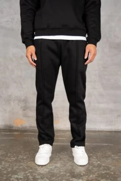 Relaxed Pintuck Joggers - Black(Premium Pintuck Joggers Black) -Jk Attire DSC02930