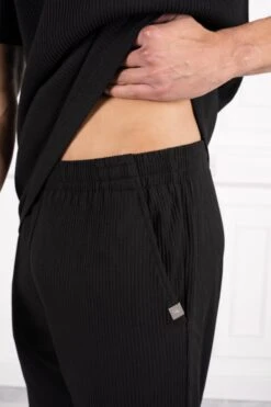 Pleated Pants - Black(New Ss24 Pleated Pants Black) -Jk Attire DSC05768