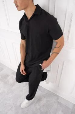 Pleated Pants - Black(New Ss24 Pleated Pants Black) -Jk Attire DSC05780