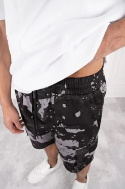 Heavy Duty Cargo Shorts - Grey Camo(New Ss24 Heavy Duty Cargo Shorts Grey Camo) -Jk Attire DSC06338