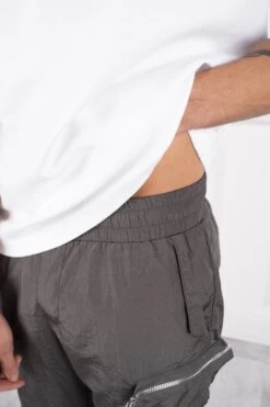 Electra Box Pocket Cargo Pants - Charcoal(Adonis Box Pocket Cargos Charcoal) -Jk Attire DSC06443