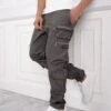 Electra Box Pocket Cargo Pants - Charcoal(Adonis Box Pocket Cargos Charcoal)