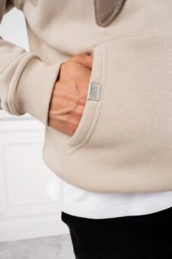 Flame Stitch Hoodie - Stone(New Winter Collection Mho11 2247 St Flame Hoodie) -Jk Attire DSC09892 132b184d 1fe3 45ce 8580 c00277b1a4a2