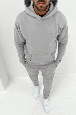 Day To Day Slim Fit Hoodie - Grey(Day To Day Slim Fit Full Hoodie Grey) -Jk Attire DTDGREY4 76e89f20 42d0 4ab4 8d88 6c33b1dafd24