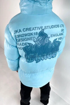 Landmark Puffer Jacket - Light Blue(Mjk10 2097 Lb)