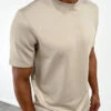 Day To Day Scuba Slim Fit T-Shirt - Taupe(Day To Day Scuba Slim Fit T Shirt Taupe)