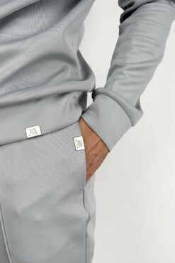 Scuba Quarter Zip Jumper - Grey(New Scuba Quarter Zip Jumper Grey) -Jk Attire GREY4 b7bb0b15 eb77 4171 8c7a eb463712bb60